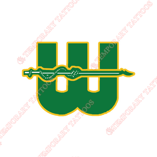 New England Whalers Customize Temporary Tattoos Stickers NO.7130